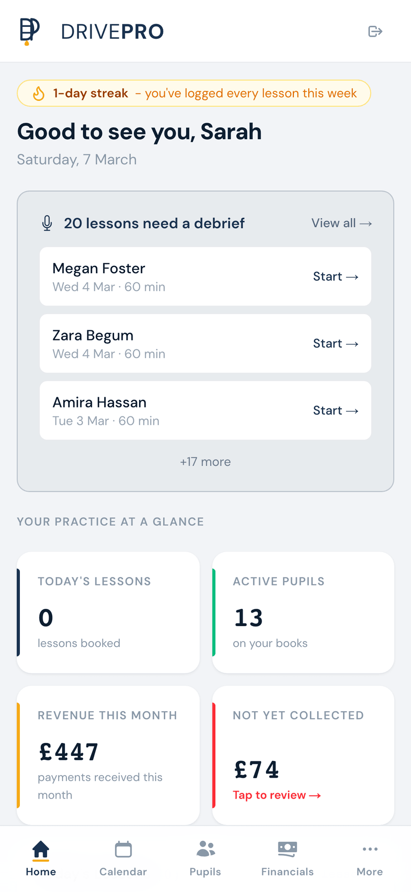 Performance metrics on mobile