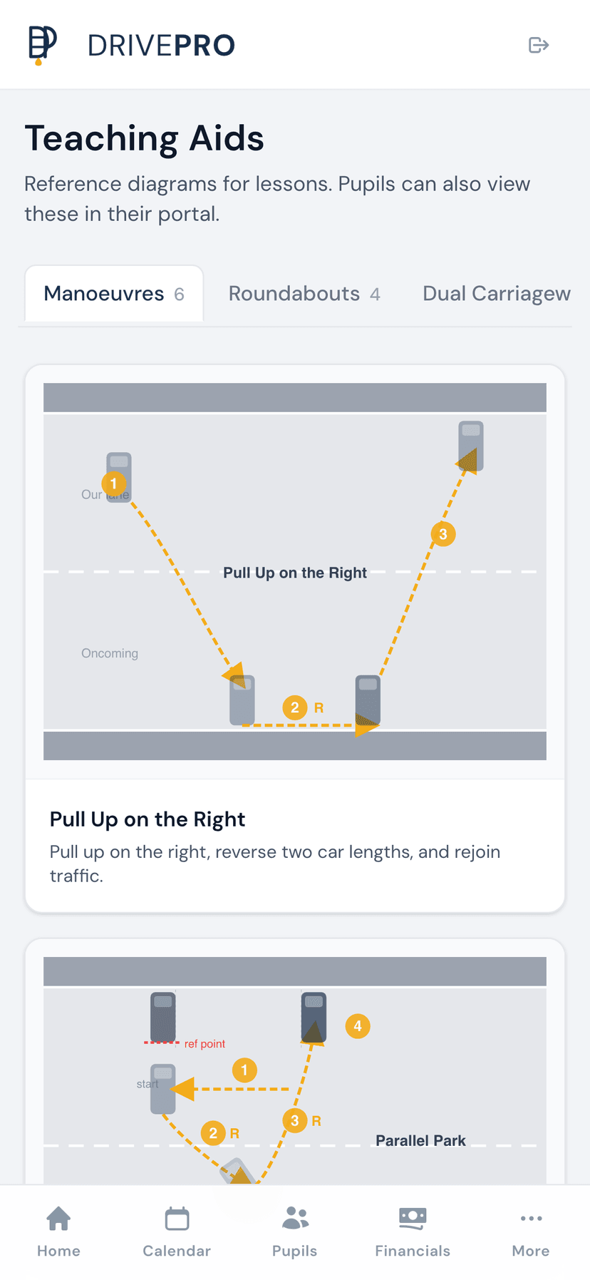 Teaching aids on mobile