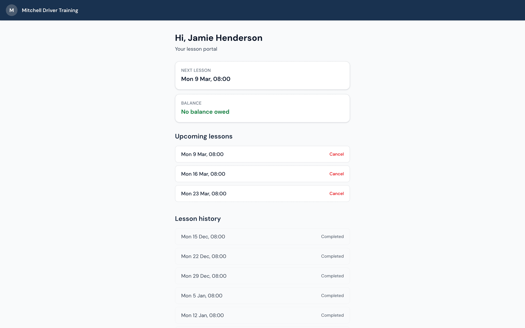 Pupils access teaching aids in their portal