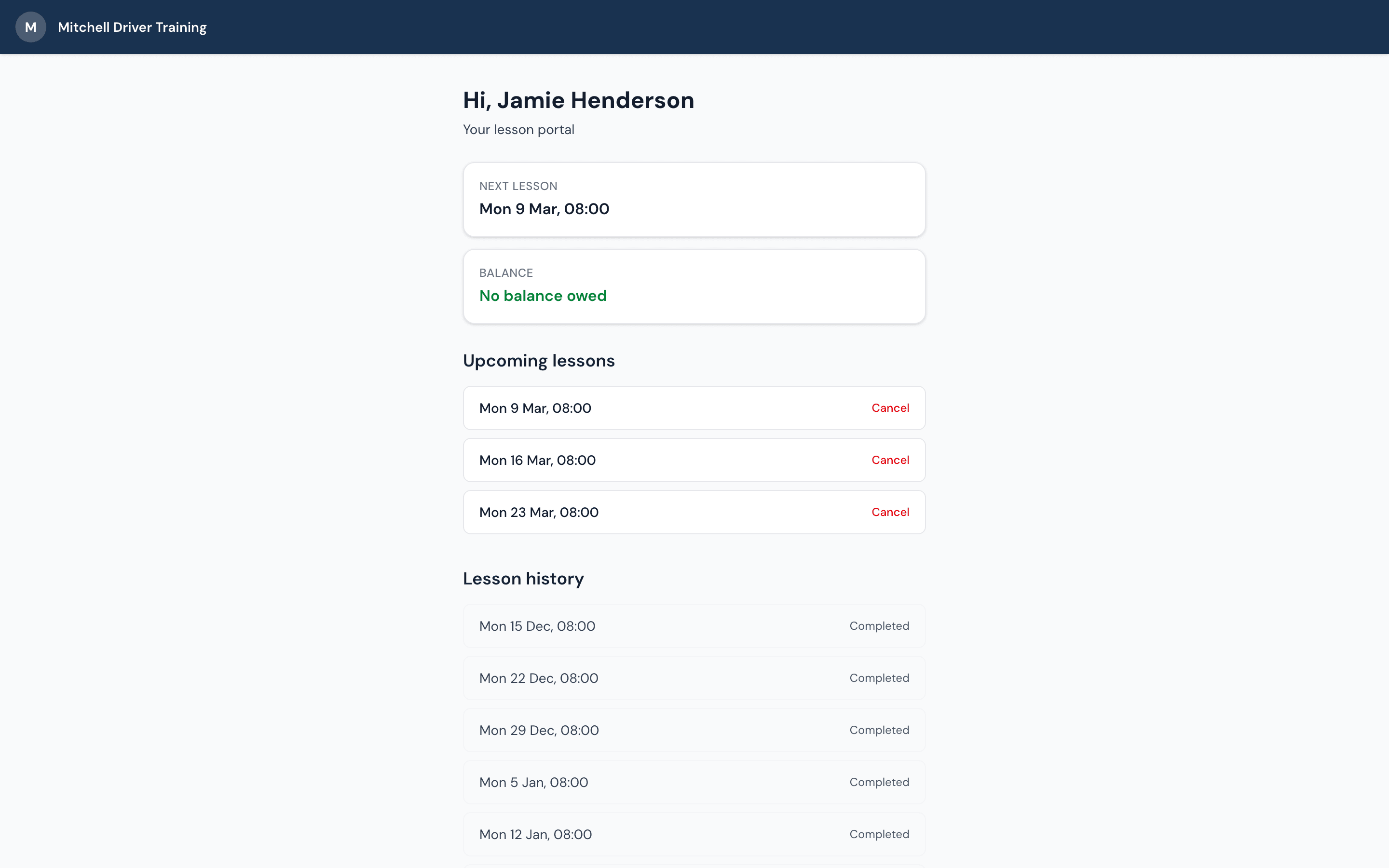 Pupils access teaching aids in their portal